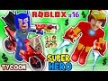 Download Lagu ROBLOX SUPER RICH HEROES $$$$ Iron Man Duddy vs Batman Chase SUPERHERO TYCOON FGTEEV #16 Gameplay Mp3 Free