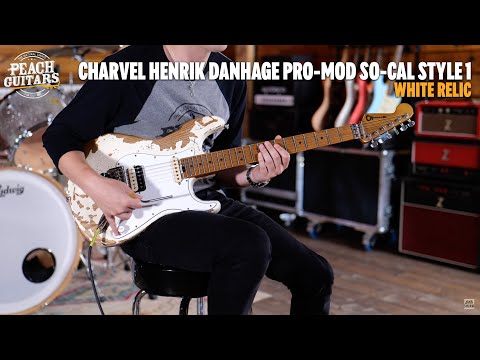 No Talking...Just Tones | Charvel Artist Henrik Danhage Pro-Mod So-Cal Style 1 White Relic