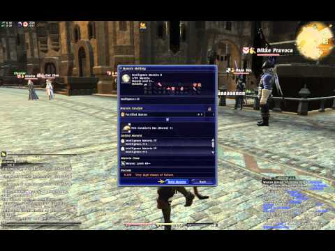 FFXIV 4x materia meld attempt