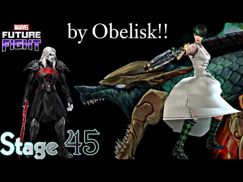 [WORLD BOSS] shadow shell lvl 80 by Obelisk Vs KNULL stage 45 !!! Amazing  #marvel_future_fight