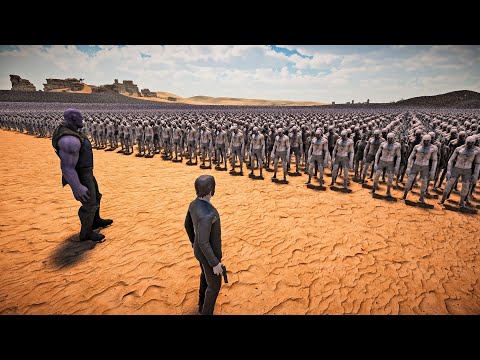 JOHN WICK & THANOS VS 1,000,000 ZOMBIES - Ultimate Epic Battle