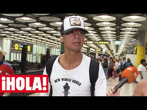 Julio Iglesias Jr. llega 'emocionadísimo' a España para asistir a la boda de su hermana Tamara Falcó