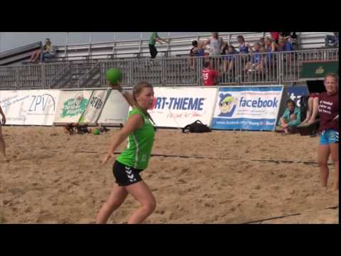 Tag eins der Offenen Niedersachsenmeisterschaften der A- und B-Jugend im Beachhandball