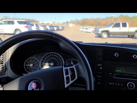 Dealer auction! 2011 Saab 9-3 2.0t pov test drive.   Beautiful!