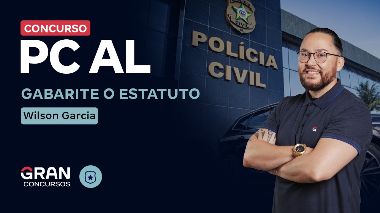 Concurso PC AL | Estatuto da PC AL Esquematizado (Lei 3.437/75) com Wilson Garcia