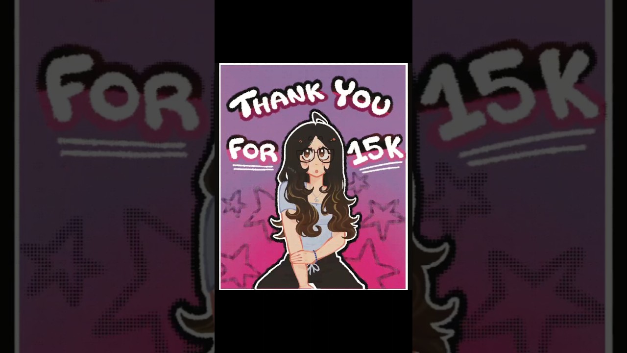 THANK YOU FOR 15K // this was gonna be of all my ocs but ended up as a self-portrait 😭🙏 #art