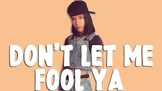 Aaliyah - Don&#39;t Let Me Fool Ya Reaction