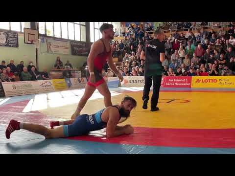 Ksv Köllerbach vs A.Nackenheim Gr.-röm. 75B Marc-Antonio von Tugginer vs Dario Schmidhuber