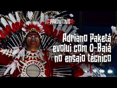 Adriano Paketá evolui com O-Baiá em ensaio técnico do Garantido | Parintins 2024