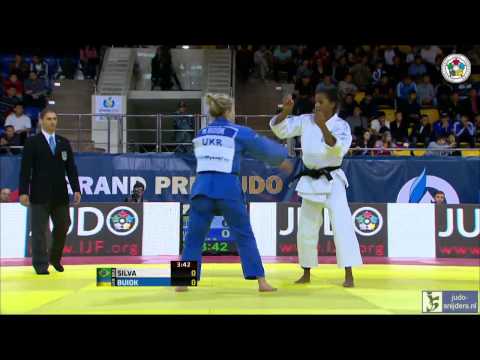 Judo 2013 Grand Prix Almaty: Silva (BRA) - Buiok (UKR) [-52kg] QF
