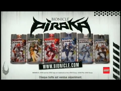 Pub TV FR Piraka (Longue. 20s) - 2006 LEGO Bionicle Spot en Français, Française !