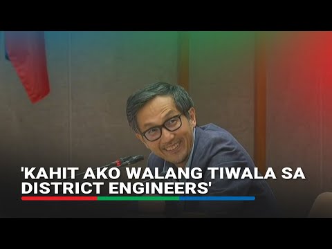 Dizon says he also doesn't trust district engineers in DPWH | ABS-CBN News