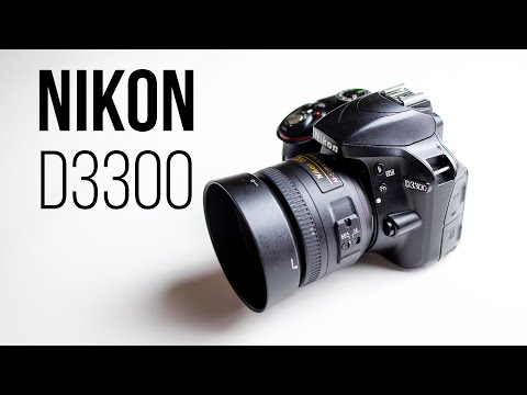 Nikon D3300 24.2 MP CMOS Digital SLR with Auto Focus-S DX Nikkor 18-55mm f/3.5-5.6G VR II Zoom Lens (Black) video review thumbnail