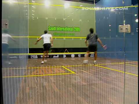 Saudi 2009: Ashour vs Shorbagy - Great Rally #5