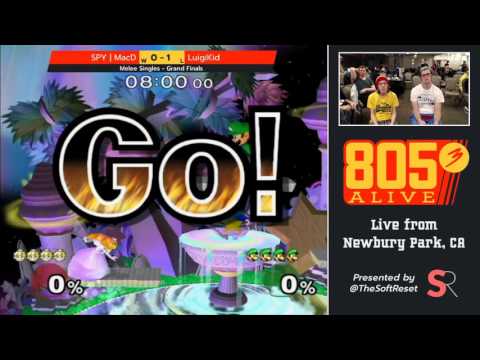 805 Alive 3 - SPY | MacD (Peach) vs. LuigiKid (Luigi) - Grand Finals
