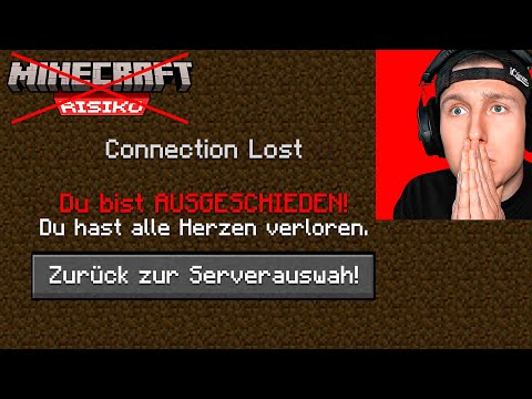 Ich bin raus aus Minecraft Risiko...