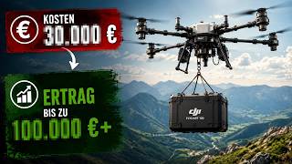 SO lukrativ können Lastendrohnen sein! Transportdrohnen als Business? (DJI Flycart 100)