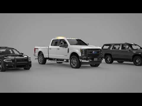 K-Force® Series LED Mini Light Bars - Magnetic Roof Mount Warning Lights