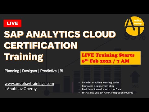 SAP Analytics Cloud Tutorial with LIVE Data Connections | Analytics Cloud Live Training | HANA Data