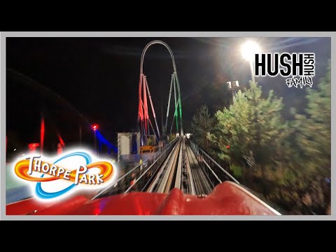 Stealth - Night Time / Front Row POV (Blind Launch) | Thorpe Park