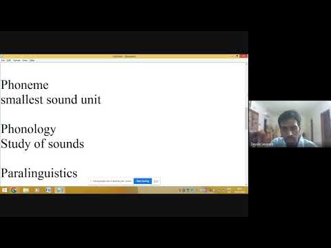 Linguistics Key Terms by Dr K  Siva Rama Krishnan