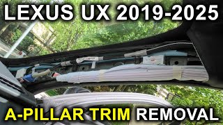 Lexus UX (2019-2026): How To Remove A-Pillar Trim?