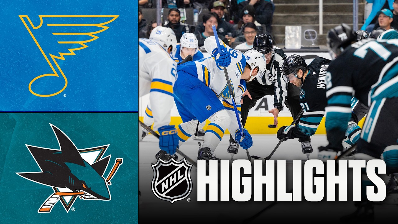 Blues vs. Sharks | NHL Highlights | March 30, 2026