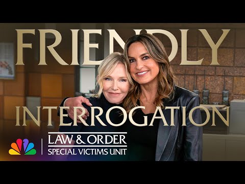 A Friendly Interrogation with Mariska Hargitay and Kelli Giddish | Law & Order: SVU | NBC