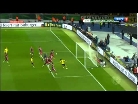 Hummels's Disallowed Goal Borussia Dortmund vs Bayern Munich DFB Pokal 2014