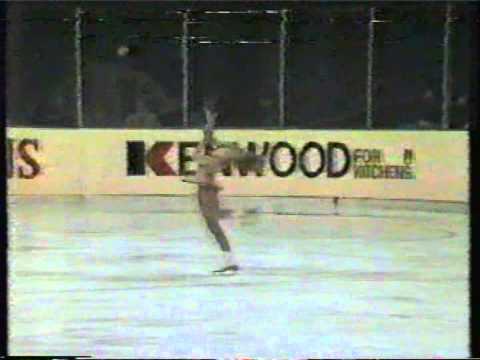 1981 Denise Biellmann exhibition performance