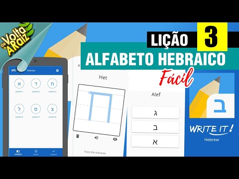 Alfabeto Hebraico Fácil #Writeit! Lição 3