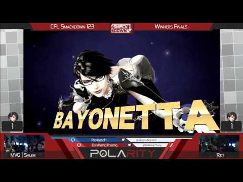 CFL Smackdown 123 WiiU - MVG | Salem (Bayonetta) vs Riot (Bayonetta) - Winners Finals