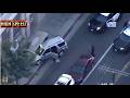 Armed Robbery Suspects Terrifying LA Pursuit High Speed Crash Into Bus Stop