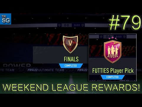 FIFA 22 - MY WEEKEND LEAGUE CHAMPIONS FINALS REWARDS AND FUTTIES PLAYER PICK SBC! #79