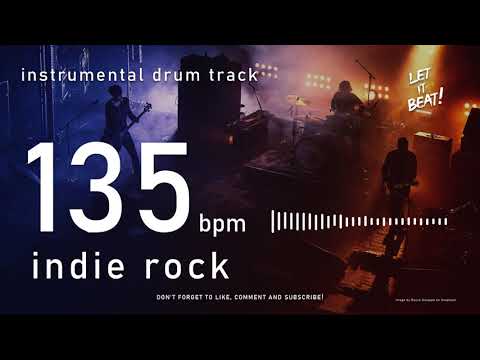 135 BPM Indie Rock Drumtrack