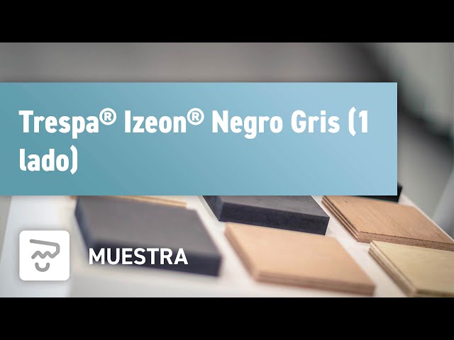 Trespa Izeon ​​Negro Gris (1 lado)