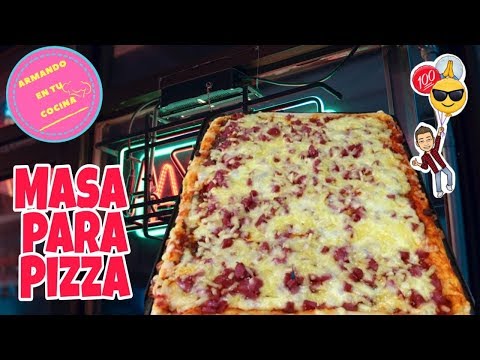 Como Hacer masa para pizza casera / italiana