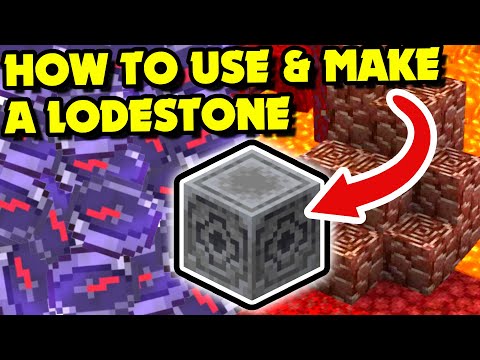 How to Use & Make a LODESTONE in Minecraft 1.16+ (Minecraft Tutorial)