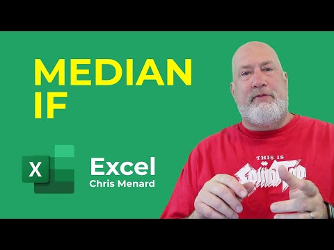 Excel calculate the Median IF - two methods | Function and PivotTable