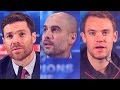 Rueda de prensa de Pep Guardiola, Manuel Neuer y Xabi Alonso