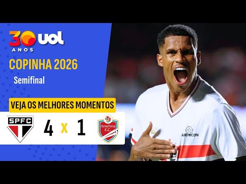 Gols e lances de São Paulo x Ibrachina