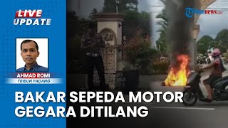 Pemuda Bakar Sepeda Motor Gegara Panik Ditilang Polisi di Pasaman Barat Sumbar