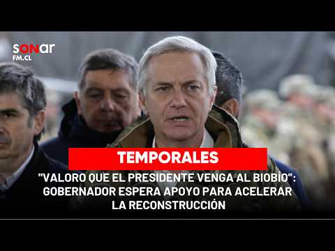 "Valoro que el Presidente venga al Biobío": Giacaman espera apoyo para acelerar la reconstrucción
