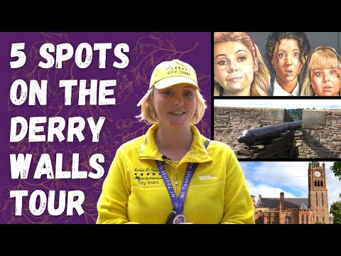 The TOP FIVE SPOTS along the Derry Walls!