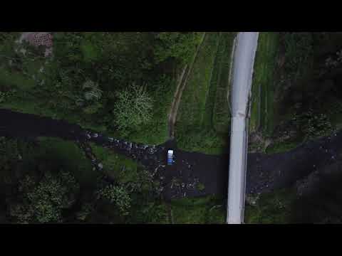 Taking a dip at Wara Vusung Tinputz