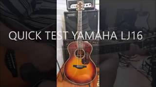 Video thumbnail for YAMAHA LJ16 Test Review Acoustic guitar by Godin Tang