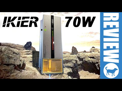 IKIER K1 Pro Max 70W Diode Laser Engraving and Cutting Machine Review | Auto-focus | Enclosure