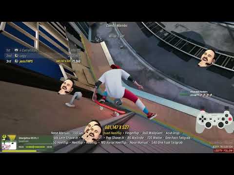 THPS 3+4 (Multiplayer) | 1 Billion Points Combo | Movie Studio