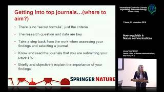 V. Todorovic - How to publish in Nature communications