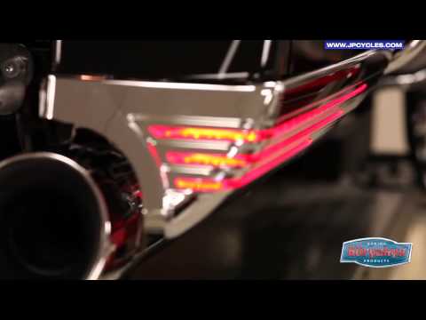 Kuryakyn Saddlebag Extensions in Black or Chrome at J&P Cycles